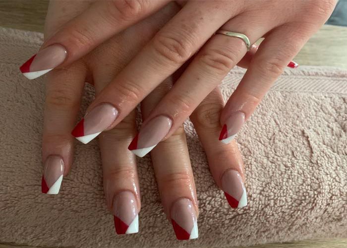 Acrylic Extensions Elegant French